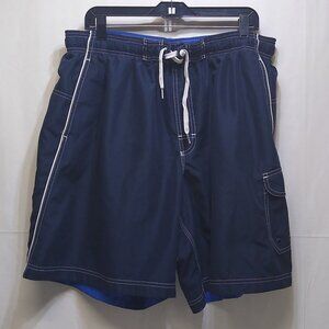 Speedo Boardshorts Swim Shorts Trunks XXL Stretch Waist Net Liner w/ Pocket